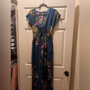 Charlotte Russe floral print jumpsuit. Size small